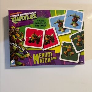 Nickelodeon TMNT Colorful Memory Match Game